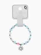 Браслет «Радость» солнце, цвет бело-голубой в серебре, d=7 - Фото 4