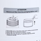 Очиститель воздуха Hysure Fillo Air Purifier, 35 Вт, 90 м2/ч, 11 м2, белый - Фото 4