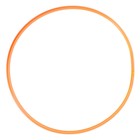 Обруч флуоресцентный d=60, цвет оранжевый - Фото 1