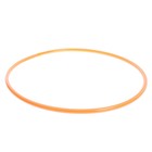 Обруч флуоресцентный d=60, цвет оранжевый - Фото 2