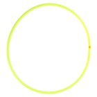 Обруч флуоресцентный d=60, цвет лимонный - Фото 1