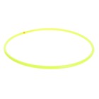 Обруч флуоресцентный d=60, цвет лимонный - Фото 2
