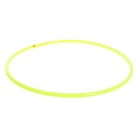 Обруч флуоресцентный d=60, цвет лимонный - Фото 3