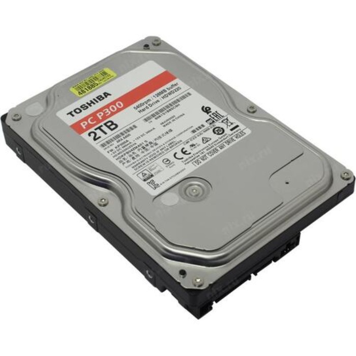 Жесткий диск Toshiba HDWD220UZSVA P300, 2 Тб, SATA-III, 3.5" - фото 51300449