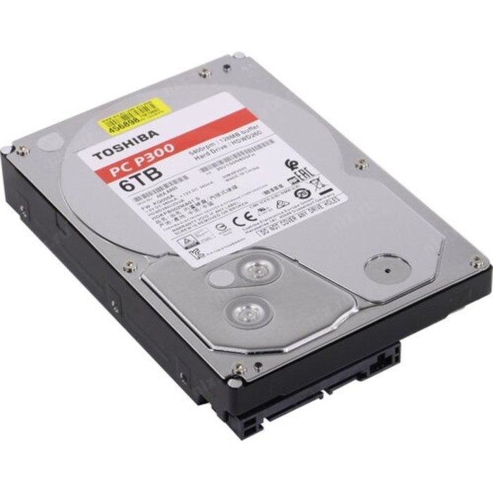 Жесткий диск Toshiba HDWD260UZSVA P300, 6 Тб, SATA-III, 3.5" - фото 51300457