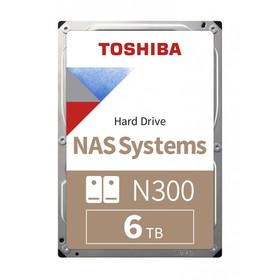 Жесткий диск Toshiba HDWG460UZSVA NAS N300, 6 Тб, SATA-III, 3.5"