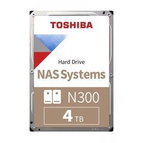 Жесткий диск Toshiba HDWG440UZSVA NAS N300, 4 Тб, SATA-III, 3.5"