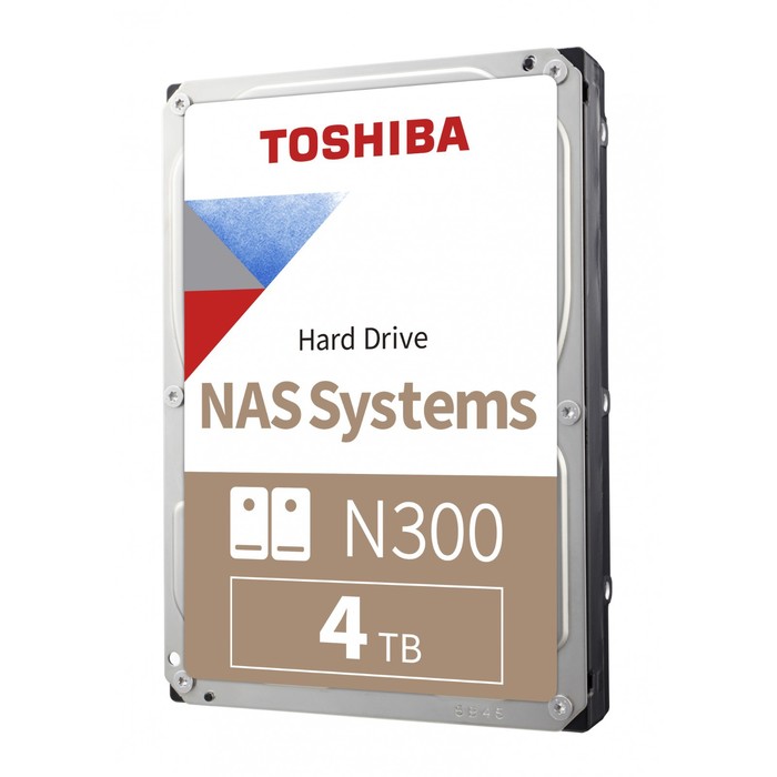 Жесткий диск Toshiba HDWG440UZSVA NAS N300, 4 Тб, SATA-III, 3.5" - фото 51355840