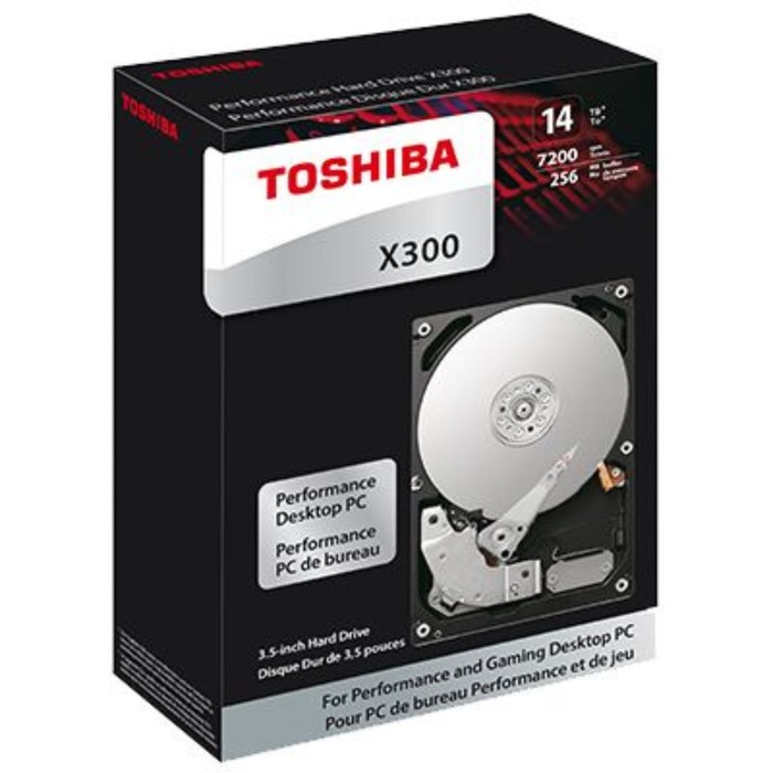 Жесткий диск Toshiba HDWR21CUZSVA X300, 12 Тб, SATA-III, 3.5" - фото 51300462