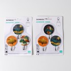 Крючок на липучке «Лепестки», 3 шт, цвет МИКС - фото 44882171