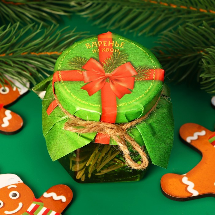 Варенье подарочное новогоднее "Новогоднее" из хвои, 150 г - Фото 1