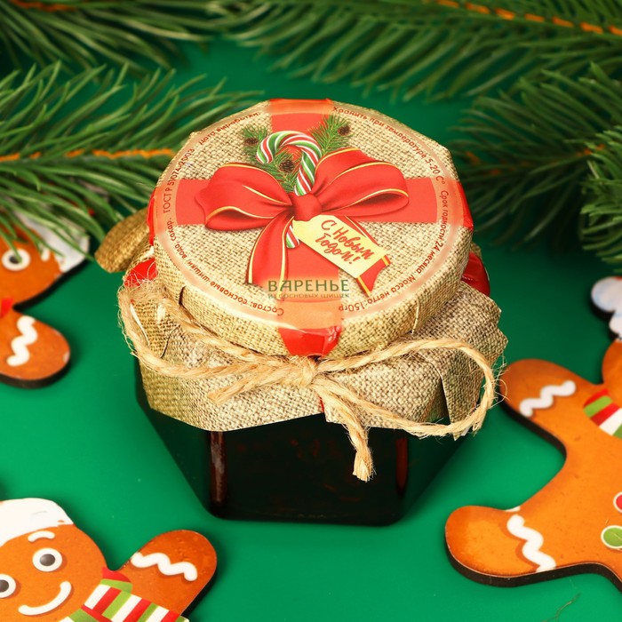 Варенье подарочное новогоднее "Новогоднее" из сосновых шишек, 100 мл - Фото 1