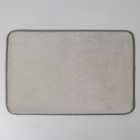 Коврик для дома SAVANNA Memory foam, 40×60 см, серый - Фото 1
