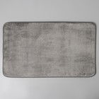 Коврик для ванной с эффектом памяти SAVANNA Memory foam, 50×80 см, цвет серый - фото 8602759