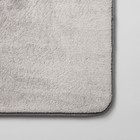 Коврик для ванной с эффектом памяти SAVANNA Memory foam, 50×80 см, цвет серый - Фото 3