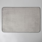 Коврик для ванной с эффектом памяти SAVANNA Memory foam, 60×90 см, цвет серый - Фото 2