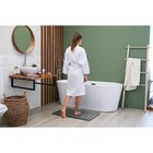 Коврик для ванной с эффектом памяти SAVANNA Memory foam, 60×90 см, цвет серый - Фото 8