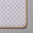 Коврик для ванной с эффектом памяти SAVANNA Memory foam, 60×90 см, цвет бежевый - Фото 4