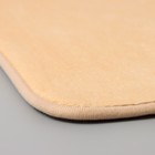 Набор ковриков с эффектом памяти для ванной и туалета SAVANNA Memory foam, 2 шт, 60×90 см, 40×60 см, цвет бежевый - Фото 5