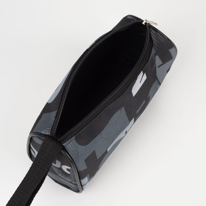 Косметичка на молнии, цвет чёрный 25265