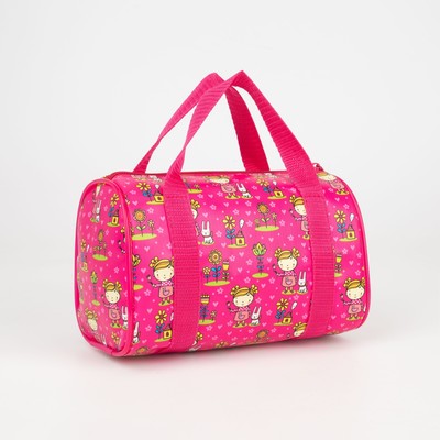 Сумка на молнии, цвет розовый