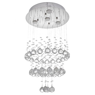 Светильник каскад Илария GU10 5 Вт хром 40×40×70 см BayerLux