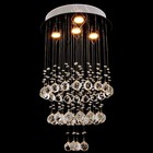 Светильник каскад Илария GU10 5Вт хром 40х40х70 см BayerLux - Фото 2