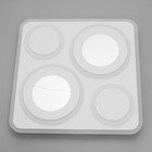 Люстра с ПДУ 2047/1 LED 160 Вт диммер белый d.50 см BayerLux - фото 3768492