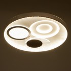 Люстра с ПДУ 2048/1 LED 160 Вт диммер белый d.50 см BayerLux - фото 3768499