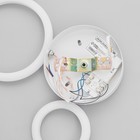 Люстра с ПДУ 2032/2 LED 54 Вт белый 55×28×4.5 см BayerLux - фото 3768549