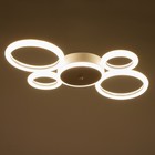 Люстра с ПДУ 2035/4 LED 112 Вт белый 57×37×4.5 см BayerLux - фото 4367186