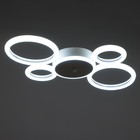 Люстра с ПДУ 2035/4 LED 112 Вт белый 57×37×4.5 см BayerLux - фото 4367187