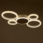 Люстра с ПДУ 2035/4 LED 112 Вт белый 57×37×4.5 см BayerLux - фото 4367188