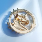 Брошь «Единорог» сказочный, цветная в золоте - Фото 2