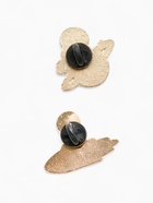 Набор значков (2 шт.) «Космонавты», цветной в золоте - Фото 3