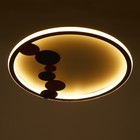 Люстра с ПДУ 2215/1 LED 122Вт диммер серо-золотой 50х50х7 см BayerLux 7087839 - фото 14001941