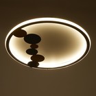 Люстра с ПДУ 2215/1 LED 122Вт диммер серо-золотой 50х50х7 см BayerLux 7087839 - фото 14001943