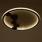 Люстра с ПДУ 2215/1 LED 122Вт диммер серо-золотой 50х50х7 см BayerLux 7087839 - фото 14001944