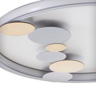 Люстра с ПДУ 2215/1 LED 122Вт диммер серо-золотой 50х50х7 см BayerLux 7087839 - фото 14001946