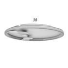 Люстра с ПДУ 2215/1 LED 122Вт диммер серо-золотой 50х50х7 см BayerLux 7087839 - фото 14001947