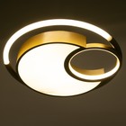 Люстра с ПДУ 2218/1 LED 110Вт диммер золото 48х48х7 см BayerLux 7087842 - фото 14001952