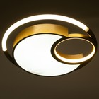 Люстра с ПДУ 2218/1 LED 110Вт диммер золото 48х48х7 см BayerLux 7087842 - фото 14001953