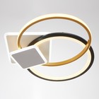 Люстра с ПДУ 2223/1 LED 160Вт диммер бело-черный 50х50х7 см BayerLux - фото 24578500