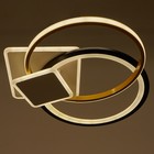 Люстра с ПДУ 2223/1 LED 160Вт диммер бело-черный 50х50х7 см BayerLux - фото 24578504