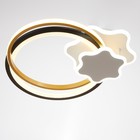 Люстра 2224/1 LED 160Вт диммер бело-черный 50х50х7 см BayerLux - фото 24578512