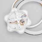 Люстра 2224/1 LED 160Вт диммер бело-черный 50х50х7 см BayerLux - фото 24578521