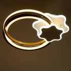 Люстра 2224/1 LED 160Вт диммер бело-черный 50х50х7 см BayerLux - фото 24578513