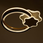 Люстра 2224/1 LED 160Вт диммер бело-черный 50х50х7 см BayerLux - фото 24578516