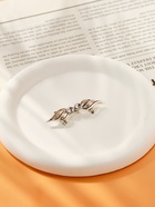 Зажим для кардигана «Волны», цвет белый в серебре - Фото 7