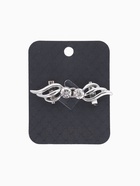 Зажим для кардигана «Волны», цвет белый в серебре - Фото 6